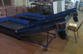 L-образные ленточные конвейеры для компании М-Пластика - фото 2