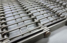 Конвейер с сетчатой лентой для тортов в пресс-формах