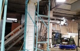 Объект: 5 вертикальных конвейеров для сыпучих продуктов для компании Татрус