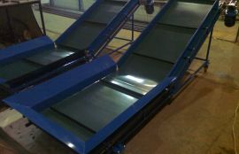 L-образные ленточные конвейеры для компании М-Пластика - фото 12