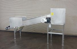 Ленточный конвейер с бункером для приемки гранул и их дальнейшей загрузки в контейнеры - фото 8